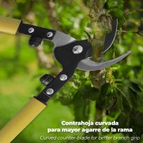 Tijeras Podar Profesional Acero 1172/70 cm. 2 Manos