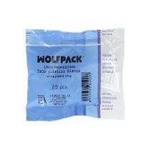Taco Wolfpack Plástico Blanco 14x50 mm. (25 unidades)