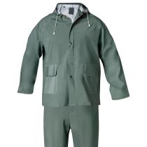 Traje de Agua Impermeable Verde Pvc Talla 8-XL