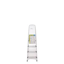 Oryx Escalera Aluminio 4 Peldaños Plegable, Uso doméstico, Antideslizante, Ligera y Resistente