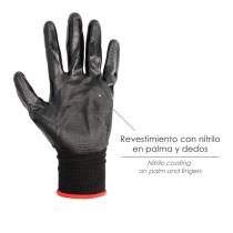Guantes Nitrilo / Nylon Impregnado 9" (Par)