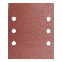 Lija Recambio Con Velcro 114x140 mm. Con Agujeros Grano 80 (10 Piezas)