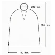 Azada Forjada Sin Mango 96/ 750 Gramos