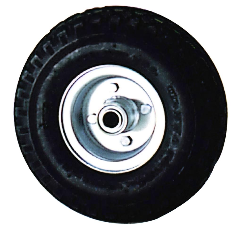 Rueda Carretilla Almacen / Sacos Neumática Llanta Galvanizada 20 mm.