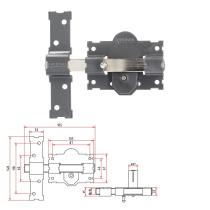 Cerrojo b-3 llave y pulsador pasador de 161mm cilindro redondo de 70mm