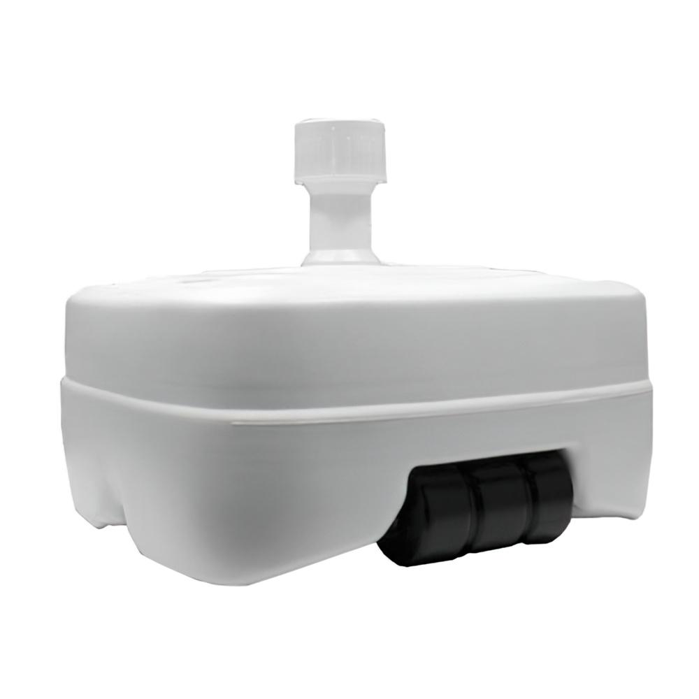 Base Sombrilla Polietileno Con Ruedas, 58x58 cm. para Tubos De Ø 30 A Ø 51 mm. Rellenable de agua o arena, Base Sombrilla Polietileno Con Ruedas, 58x58 cm. para Tubos De Ø 30 A Ø 51 mm. Rellenable de agua o arena,