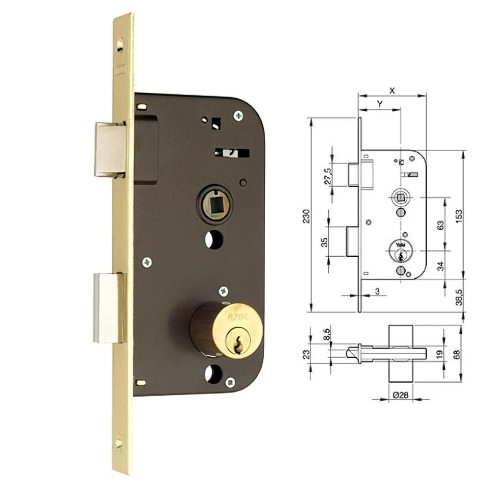 Cerradura Yale 45-hl/ 70