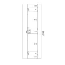 Cerradura Yale Seguridad 8922-fa/ylhs-6/80 Cerradero Corto.