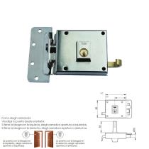 Cerradura Yale 6-12-hn/ Izquierda