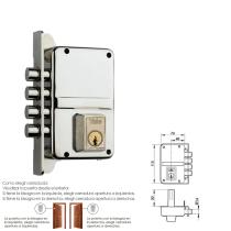 Cerradura Yale 8-hn/ izquierda