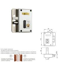 Cerradura Yale 10-0-hn/ izquierda