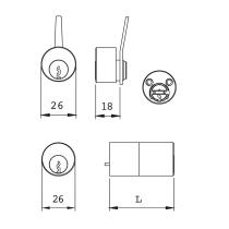 Cilindro Iseo F5 Para Cerradura 500