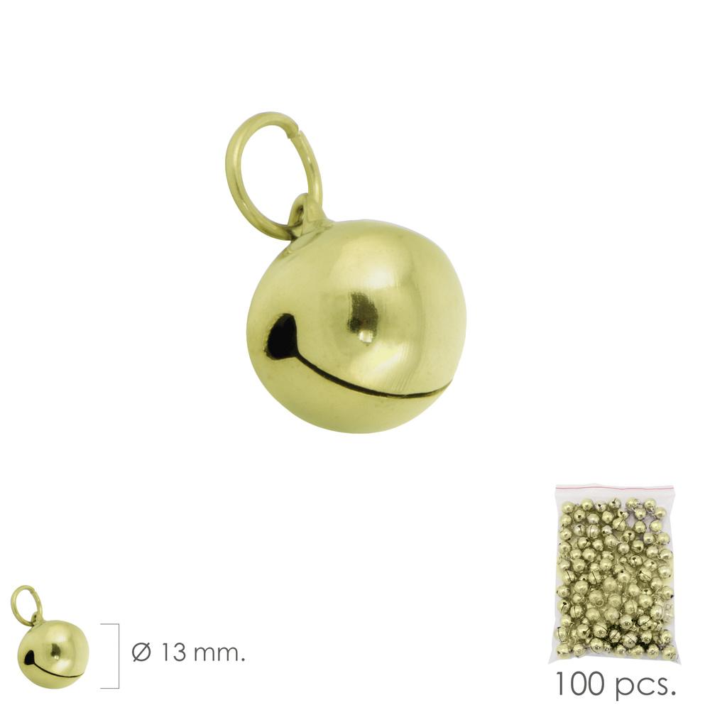Cascabel Dorado 13 mm. (Bolsa 100 Unidades) Cascabel Dorado 13 mm. (Bolsa 100 Unidades)
