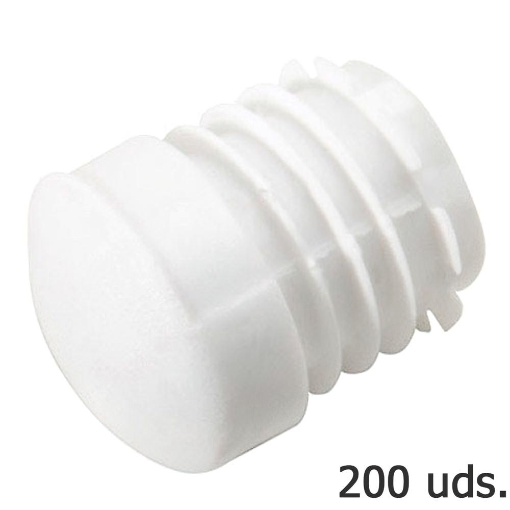 Contera Plastico Redonda Interior Blanca Para Tubo Exterior Ø 18 mm. Bolsa 200 Unidades Contera Plastico Redonda Interior Blanca Para Tubo Exterior Ø 18 mm. Bolsa 200 Unidades