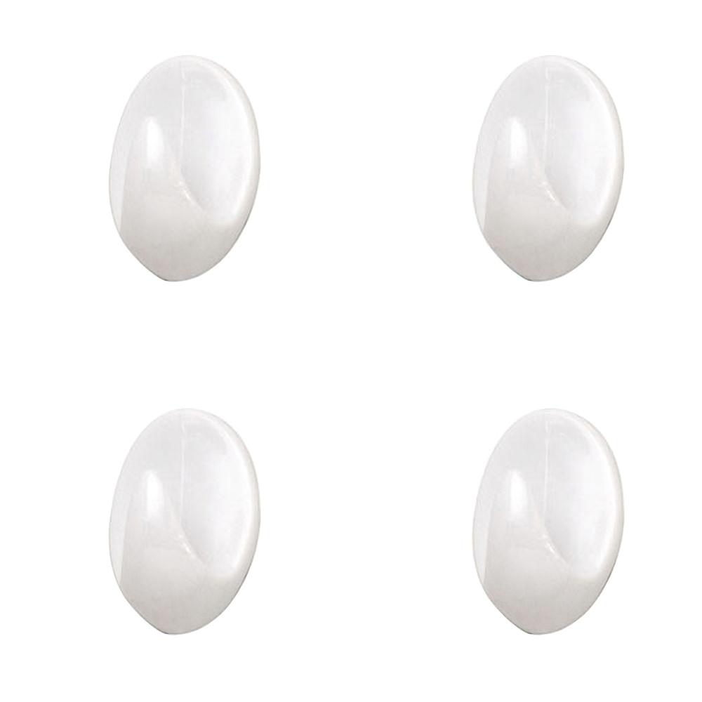 Colgador Oryx Blanco Pequeño (Blister 4 Unidades ) Adhesivo