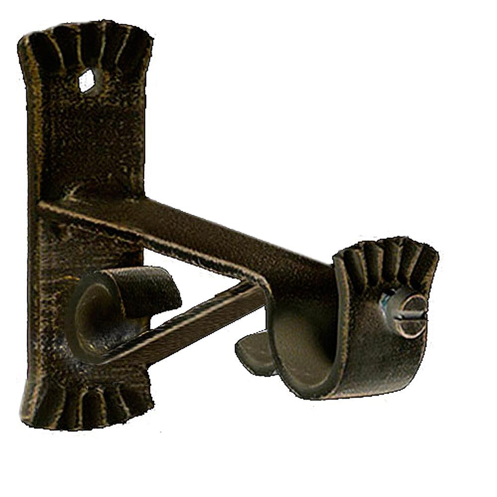 Soporte Forja Ø 20 mm. Caracol Negro / Dorado Juego 2 Piezas Soporte Forja Ø 20 mm. Caracol Negro / Dorado Juego 2 Piezas