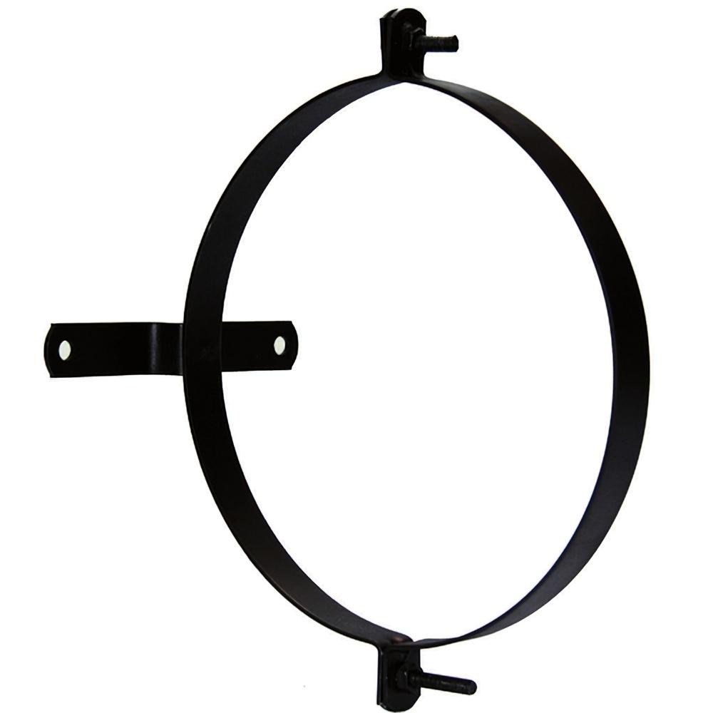 Abrazadera Para Tubo Estufa Vitrificada Con Soporte 200 mm. (2 Piezas) Abrazadera Para Tubo Estufa Vitrificada Con Soporte 200 mm. (2 Piezas)