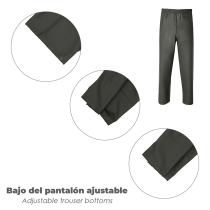 Traje de Agua Impermeable Verde Poliuretano Talla 8-XL