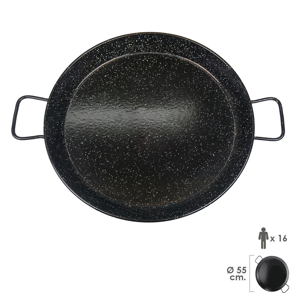 Paellera Valenciana Esmaltada 16 personas/ 55 cm