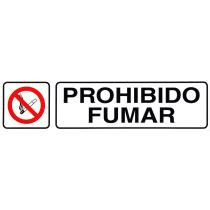 Rotulo Adhesivo 250x63 mm. Prohibido Fumar