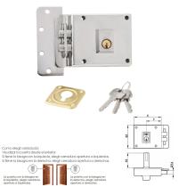 Cerradura Yale 6-0-12-hn/ Izquierda