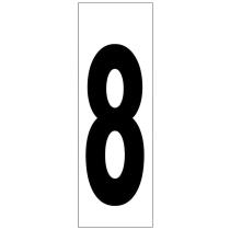 Numero Adhesivo 46x140 mm. Nº 8