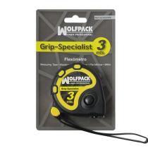 Flexometro 3 Metros Con Freno Wolfpack Grip Special