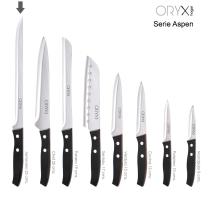 Cuchillo Aspen Jamonero Hoja Acero Inoxidable 25 cm. Negro