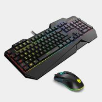 Kit teclado + raton krom semimecanico krusher sp