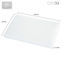 Tabla Cortar Polietileno 35x25x1,5 cm. Color Blanco
