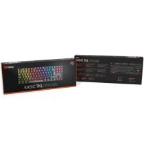 Teclado gaming krom kasic tkl rainbow rgb red switch usb