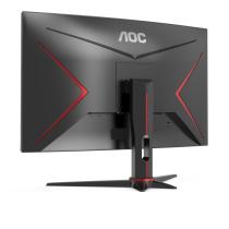 Monitor led 23.6 pulgadas aoc c24g2ae fhd 165hz 1ms 2x hdmi 2x dp curvo