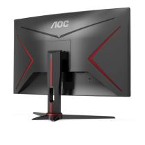 Monitor led 23.6 pulgadas aoc c24g2ae fhd 165hz 1ms 2x hdmi 2x dp curvo