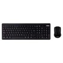 Kit teclado + mouse raton nilox wireless inalambrico negro