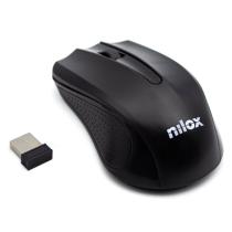 Kit teclado + mouse raton nilox wireless inalambrico negro
