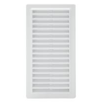 Rejilla Plastico Empotrar Con Malla Posterior 25x12 cm.