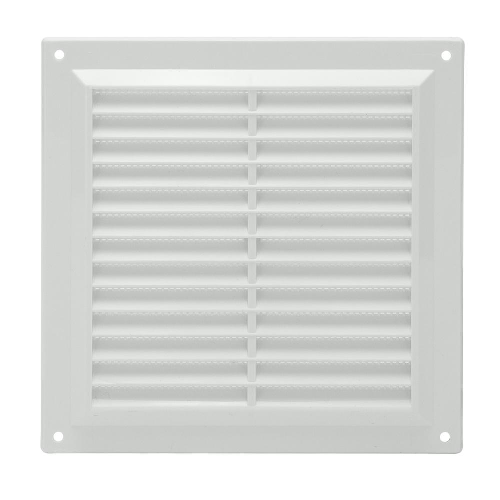 Rejilla Plastico Sobreponer Con Malla Posterior 20x20 cm.