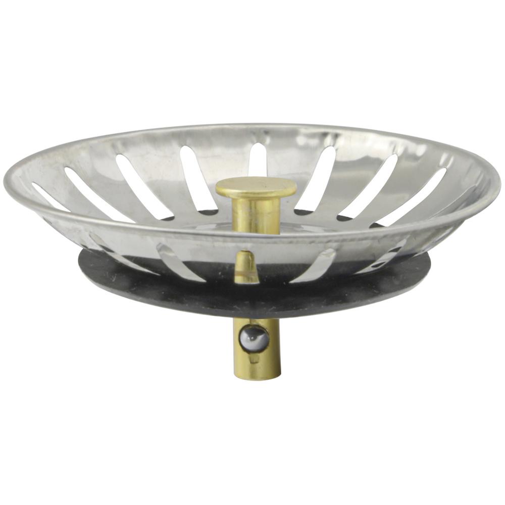 Tapon Valvula Cesta Para Fregadero Inoxidable Click Clack Ø 8 cm.