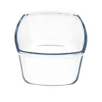 Fuente Cristal Para Horno, 1.5 Litros, Molde Especial Reposteria, 27x14x7 cm.