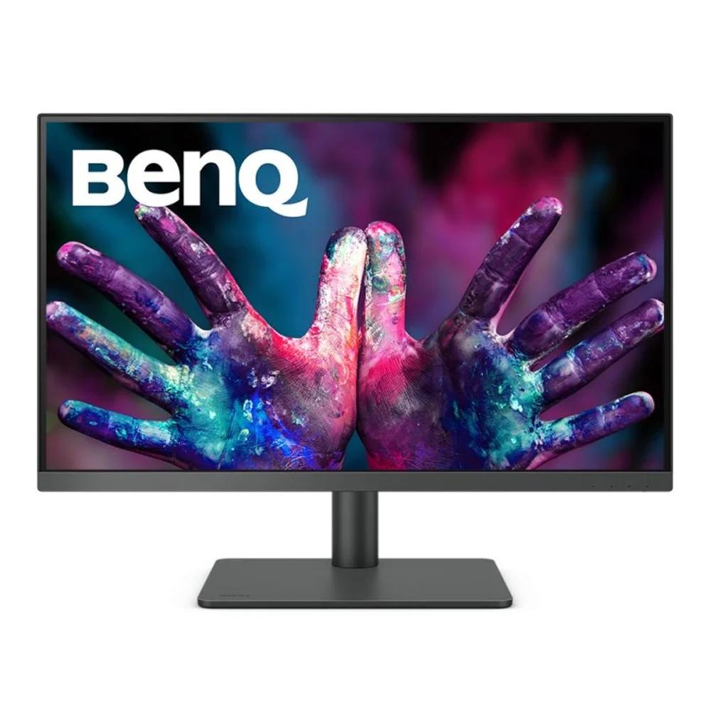 Monitor led 27 pulgadas benq pd2705u ips - 4k uhd - hdr10 - hdmi - dp - usb 3.2 - usb tipo b - usb tipo c - 60hz - 5ms - regulab