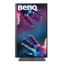 Monitor led 27 pulgadas benq pd2705u ips - 4k uhd - hdr10 - hdmi - dp - usb 3.2 - usb tipo b - usb tipo c - 60hz - 5ms - regulab