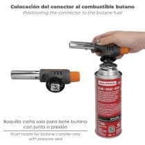 Soplete Para Cartucho 0,227 Kg. Encendido Piezo Electrico