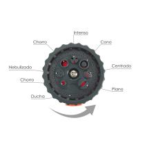 Manguera Extensible Espiral Autoenroscable Para Riego Jardin 15 MetrosCon Pistola y Conectores