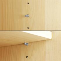 Soporte de Metalico Con Anclaje 5 Ø mm. Para Estanterias / Estantes (Caja 100 Unidades)
