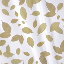 Mantel Hule Rectangular Hojas Transparente Impermeable Antimanchas PVC 140x250 cm. Recortable Uso Interior y Exterior