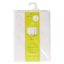 Mantel Hule Muleton Redondo Blanco Impermeable Antimanchas PVC Ø 140 cm. Uso Interior y Exterior