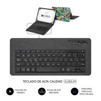 Funda + teclado subblim keytab pro 11 pulgadas trendy comic
