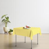 Mesa Plegable Cuadrada HDPE Multifuncional, Portatil, Resistente,Multiusos 86x86x74 cm. Color Blanco
