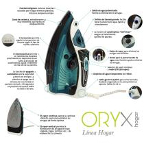 Plancha De Vapor Profesional 2.400 Watt. Vapor Constante y Golpe de Vapor, Suela Ceramica, Vapor Vertical, Sistema Antical,