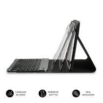Funda + teclado subblim keytab pro para tablet 10.1 pulgadas rojo